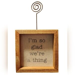 Rustic Wooden Photo Holder